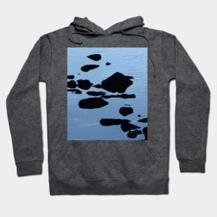 Rocky Seashore Evening Seascape Hoodie